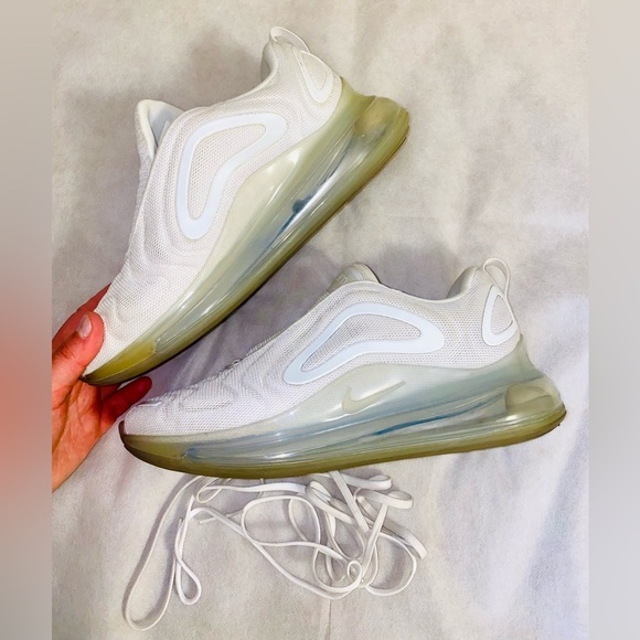 Nike Air Max 720 Metallic Platinum Sneakers - Picture 4 of 6